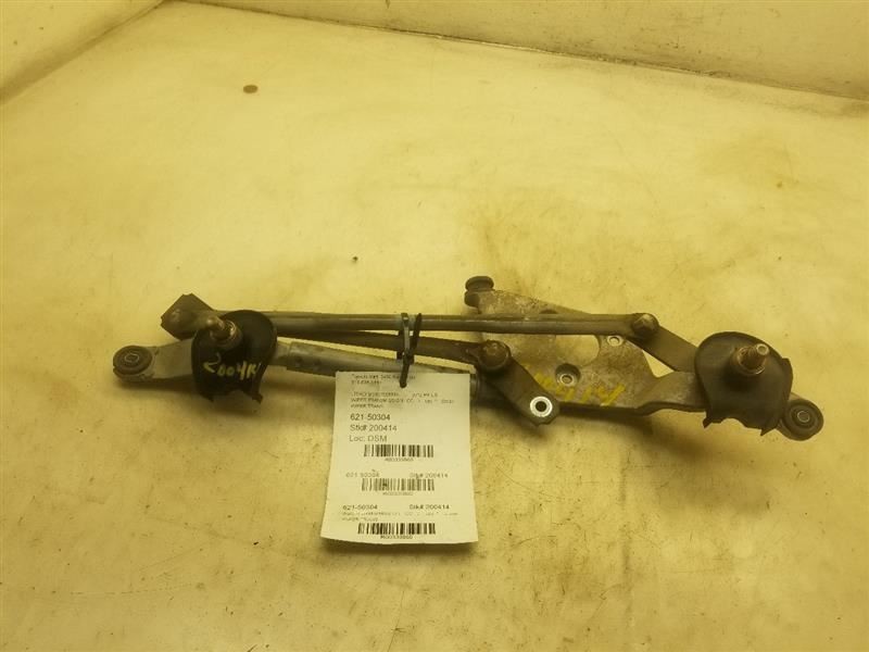 12-19 TOYOTA PRIUS C WIPER TRANSMISSION VIN B3 7TH & 8TH DIGIT