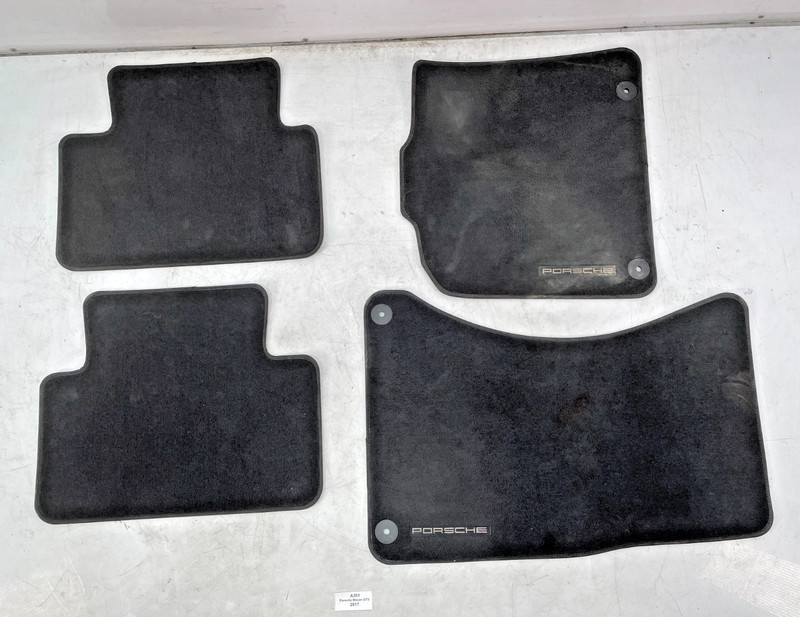 ✅ 2015-2020 OEM Porsche Macan GTS 95B Front Rear Left Right Floor Mats SET 34k