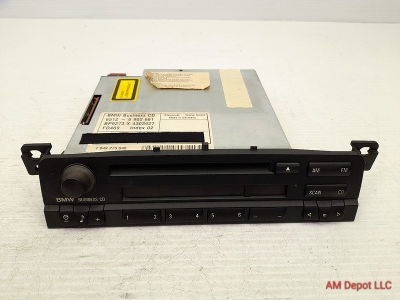 2000 BMW 323i 330xi 323xi 330i E46 AM/FM CD Radio Business Blaupunkt 65126909883