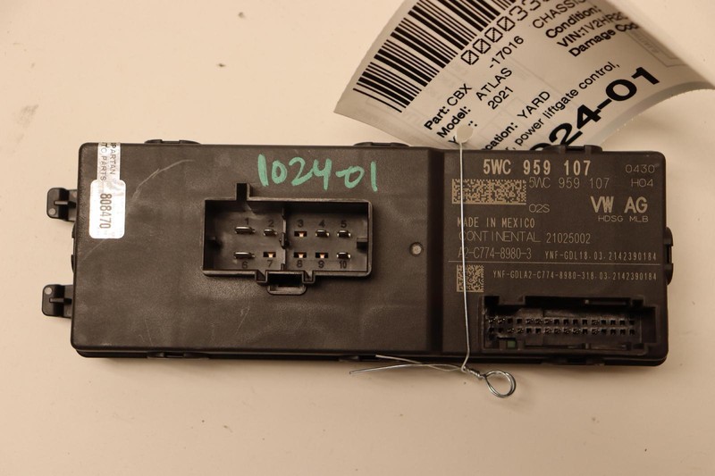 2018-2021 VW VOLKSWAGEN ATLAS BACK DOOR POWER TRUNK LIFTGATE CONTROL MODULE OEM