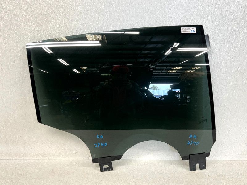 ⭐2016-2020 TESLA MODEL X REAR RIGHT PASS DOOR WINDOW GLASS PANEL OEM LOT2740