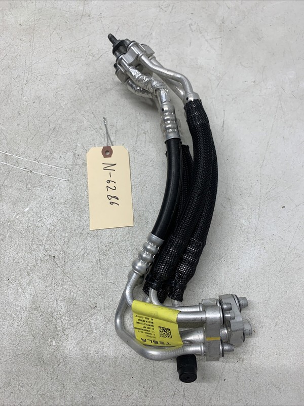 17-22 TESLA MODEL 3 AC MANIFOLD HVAC LINE TUBE ASSEMBLY 1555055-00-D N-6286 S24