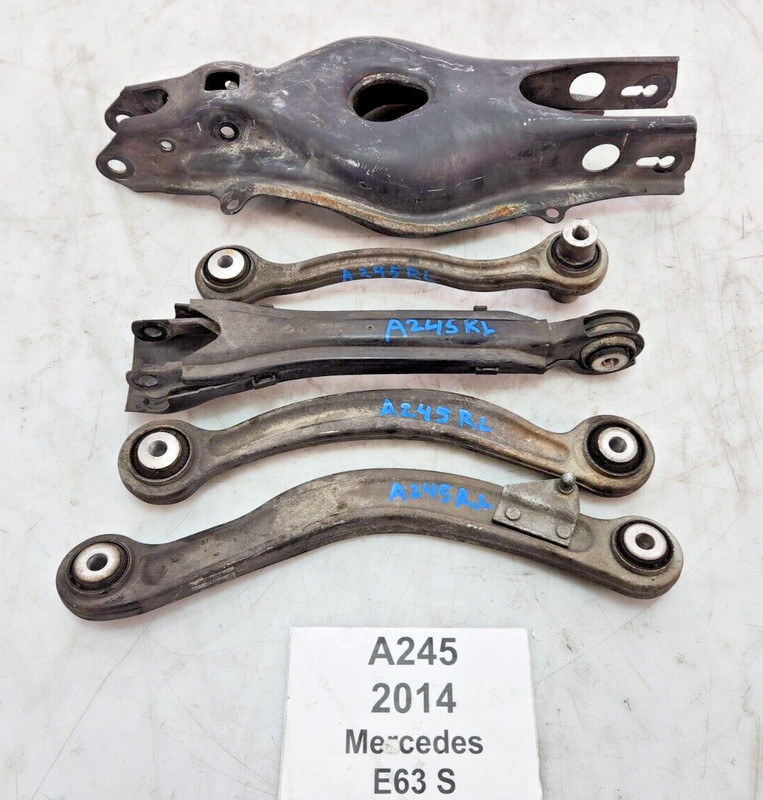✅ 10-18 OEM Mercedes W212 E63 AMG S Rear Left Driver Side Control Arm SET Of 5