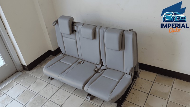 2014-2017 Toyota Highlander Rear Third Row Seats Assembly Leather Gray OEM