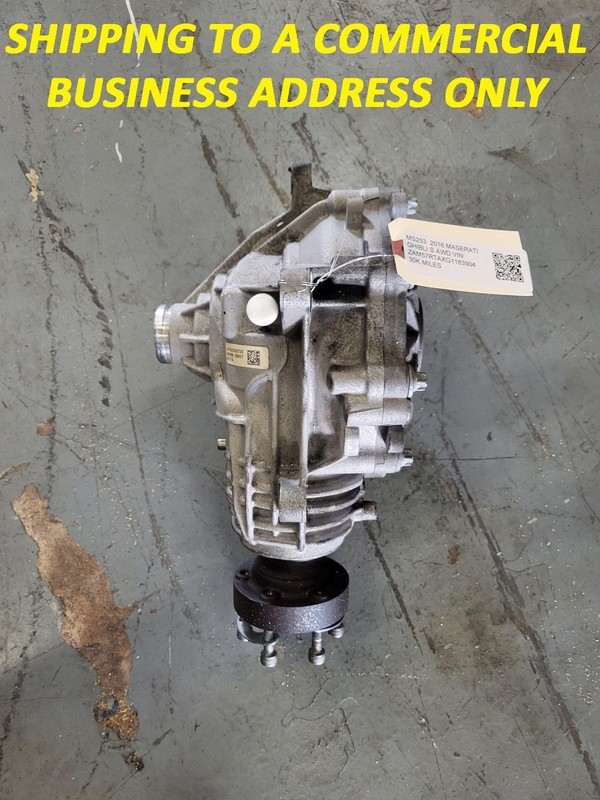 Used Oem Maserati Front Differential Carrier for 2014-2017 Ghibli 3.0L AWD