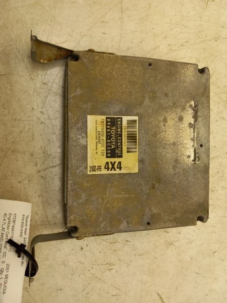 2001 TOYOTA SEQUOIA SR5 4.7L 4WD AT ELECTRONIC CONTROL MODULE ECM ASSEMBLY