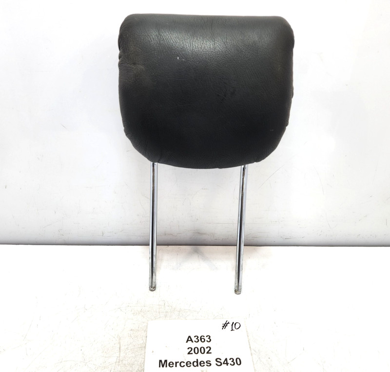 ✅ 00-06 OEM Mercedes W220 S430 Front Left Driver Side Headrest Black Leather*