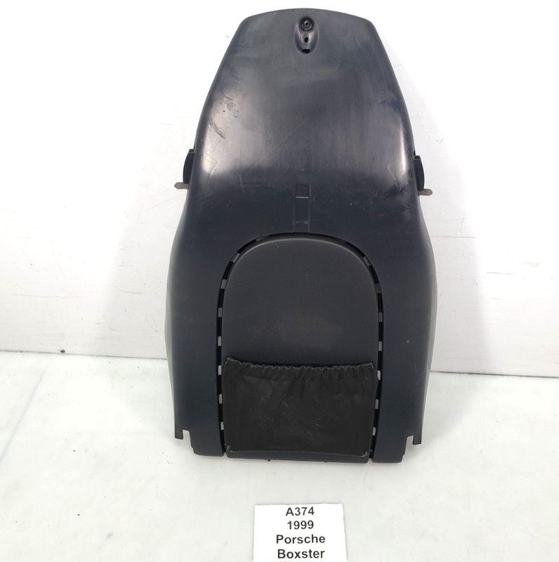 ✅ 97-04 OEM Porsche Boxster 986 Front Left Driver Seat Back Cover Panel Black