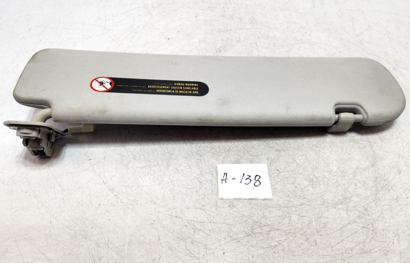 ✅ 2017-2023 OEM Tesla Model 3 Y Front Left Driver Side Sunvisor Sun Visor Gray*