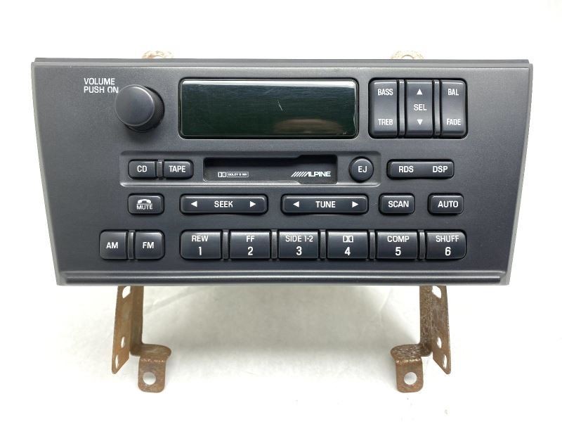 Radio Receiver Alpine AM-FM-Cassette-CD Control Fits 2000-2001 Lincoln LS 25017