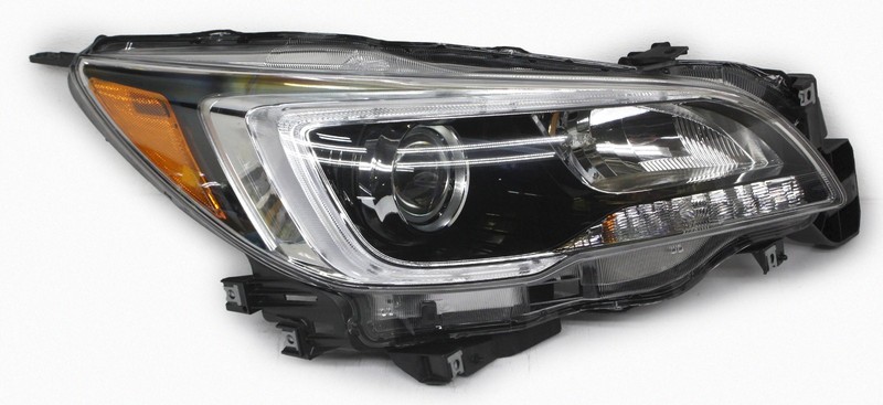 OEM Right Passenger Side Halogen Headlamp For Subaru Legacy, Outback Black