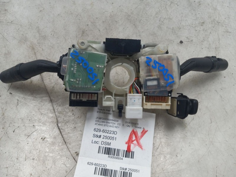 03-09 LEXUS GX470 COLUMN SWITCH WIPER TURN SIGNAL