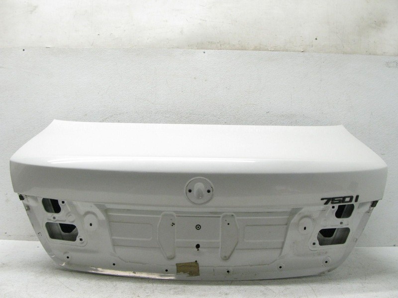 💚 09-15 BMW 740i 750i B7 TRUNK LID (NO SHIPPING) WHITE OEM
