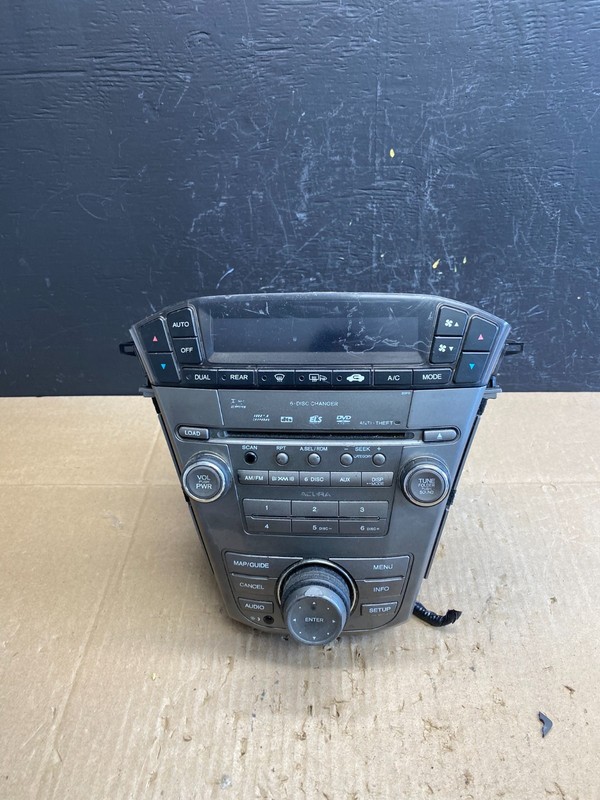 2007 to 2009 Acura Mdx Radio Stereo 6 CD Player Climate Control Pan OEM AB9628DG