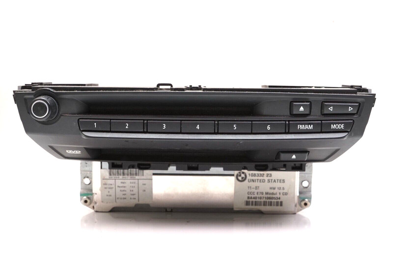 BMW X5 X6 Navigation Unit Receiver Radio CD DVD OEM 2007 - 2010