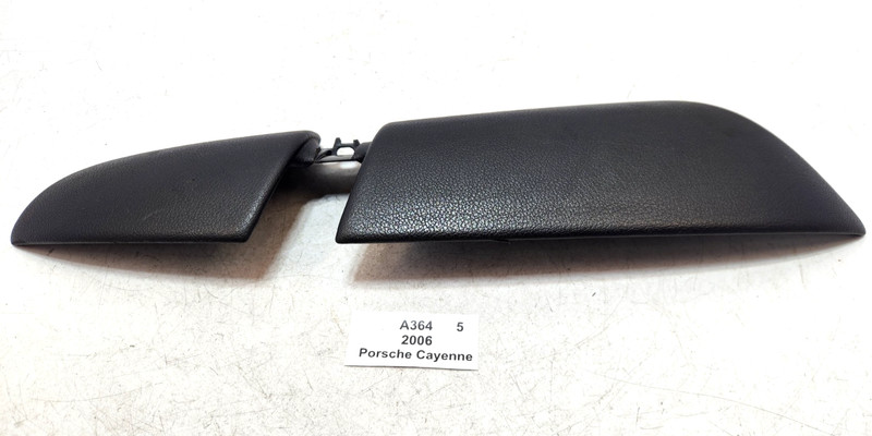 ✅ 03-06 OEM Porsche Cayenne 955 Rear Left Driver Door Trim Panel Leather Black*