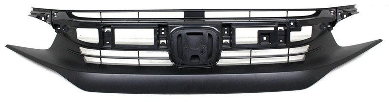 OEM Grille For Honda Civic Sedan EX-T Touring Black Textured 71121-TEG-J01 Crack