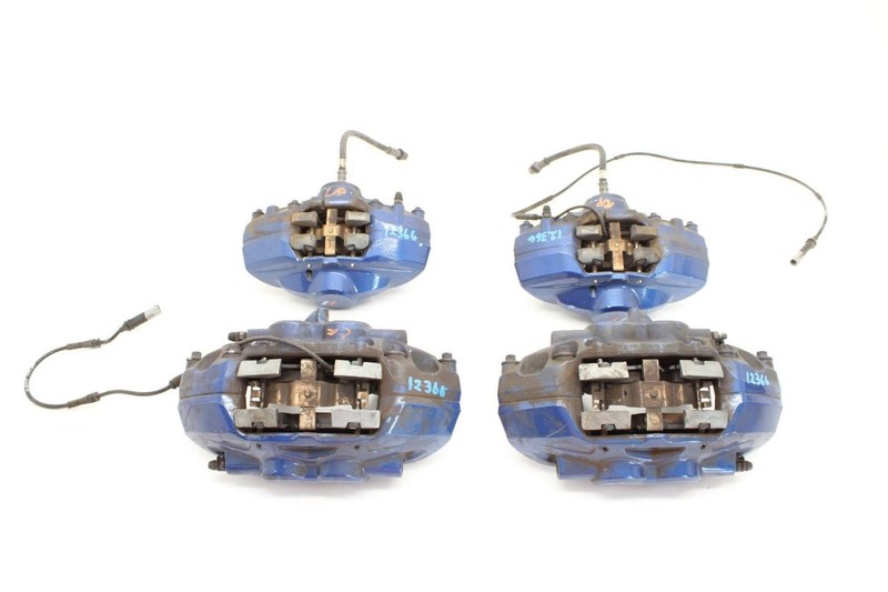 15-20 BMW M4 Complete Set of Front and Rear Blue Calipers
