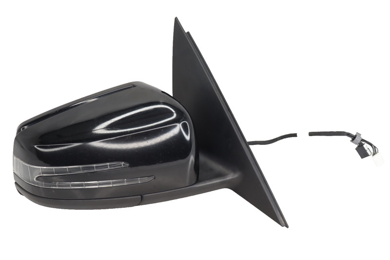 12-14 Mercedes C250 C300 C350 Front Right Side Mirror Door Rear View Black OEM
