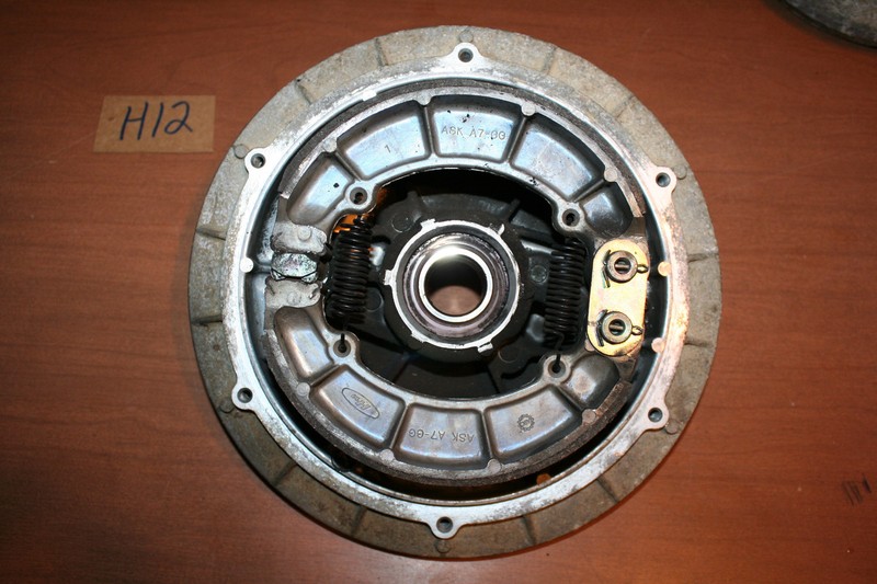 1986 Honda TRX 350 4x4 Rear Brake Panel Backing Plate 86