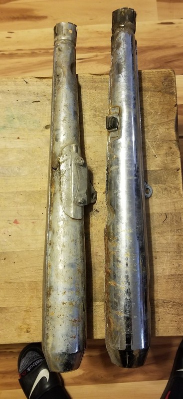 Honda 450 CB CB450-P POLICE CP450 Left Exhaust Muffler1968 1969 WD HB343
