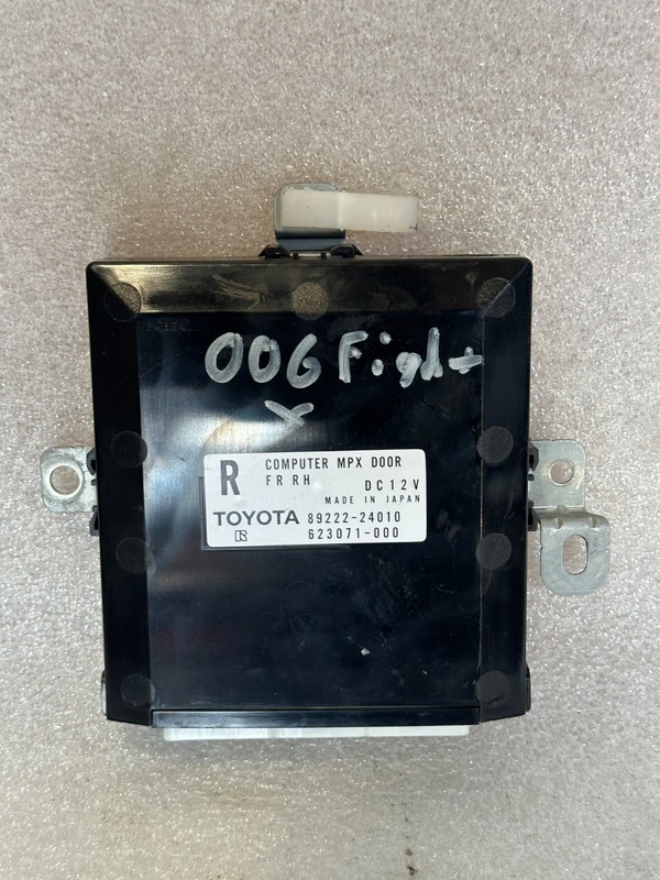 2002-2010 LEXUS SC430 Front Right Door Control Module Computer OEM 89222-24010