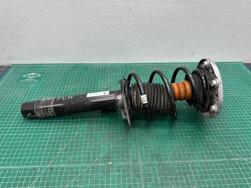 12-15 BMW F30 RWD FRONT LEFT SUSPENSION SHOCK ABSORBER STRUT W SPRING OEM