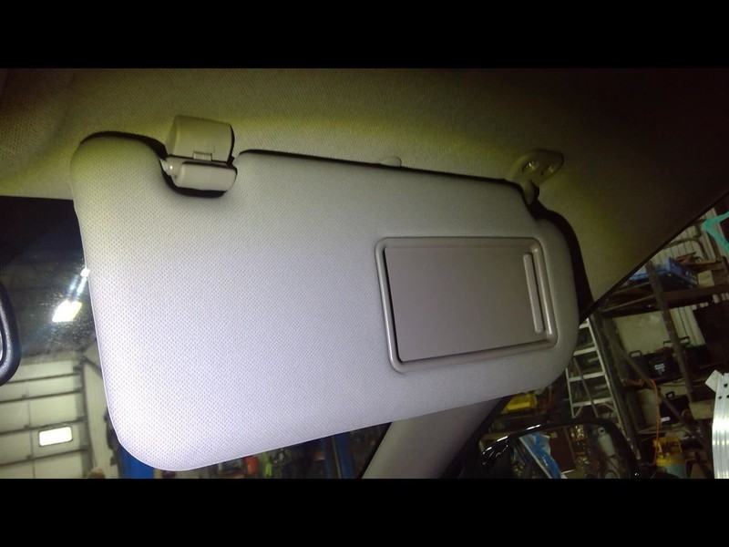Passenger Right Sun Visor Without Sunroof Fits 10-15 TUCSON 1703129