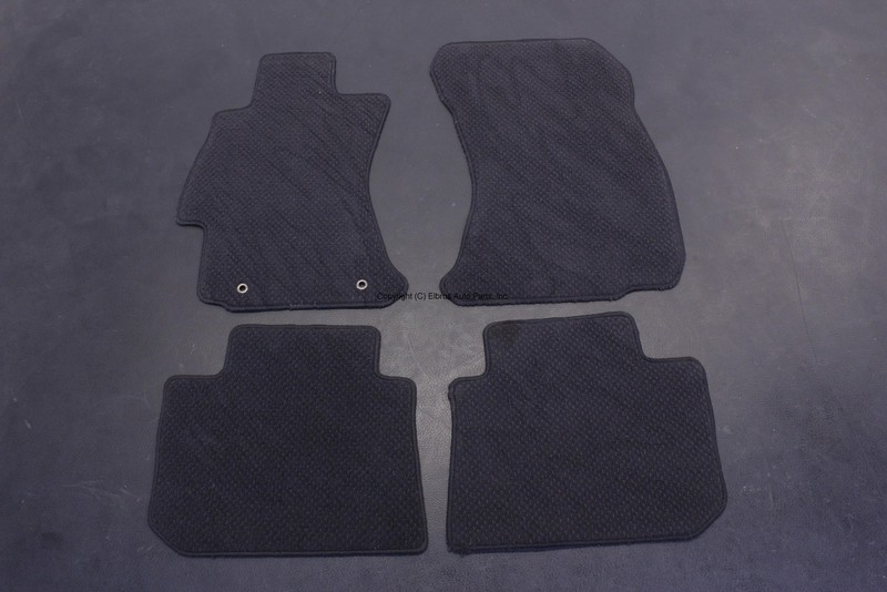 SUBARU IMPREZA WAGON 2015 FRONT REAR CARPET FLOOR MAT SET OF 4 BLACK OEM