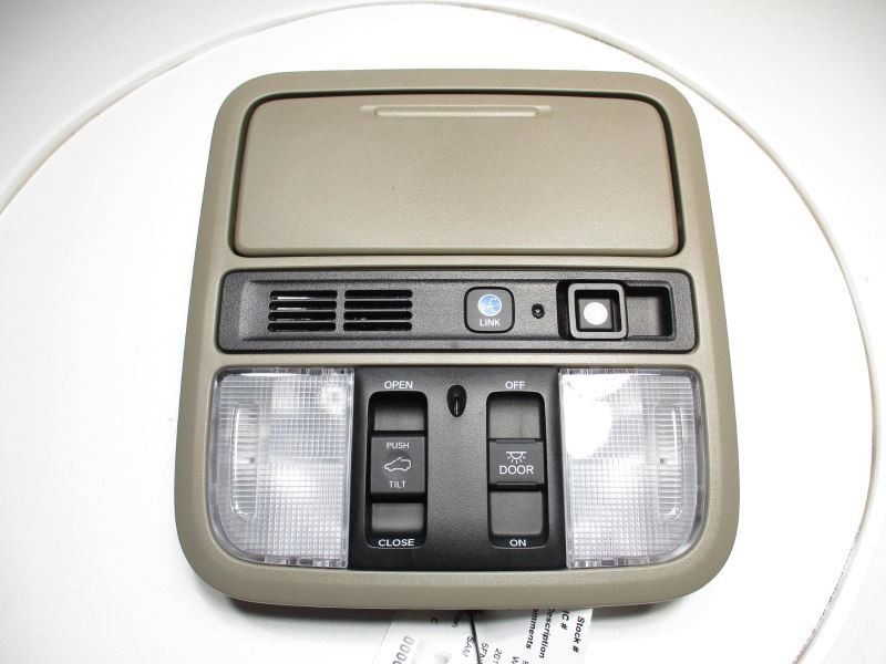 ROOF CONSOLE W/SUNROOF CONTROL TAN FITS 18-19 HONDA ODYSSEY 39164