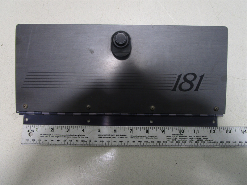 1991 Rinker V181 Glove Box Storage Compartment Dash Cover 13 1/4" x 5 1/2"