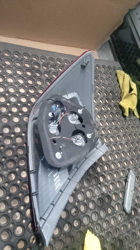 2012 Honda Civic Right Tail Light Assembly Blue 97542 Used OEM Parts