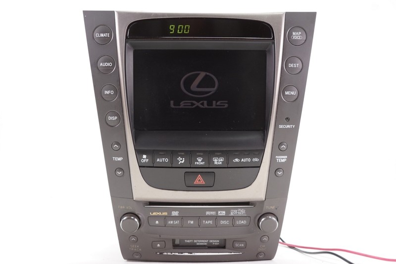 LEXUS GS300 GS430 Navigation Radio AM-FM CD Tuner Head Unit OEM 2006