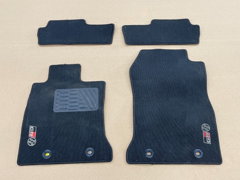 ⭐2022-2023 TOYOTA GR86 GR REAR & FRONT FLOOR CARPET MAT BLACK SET OEM LOT2416