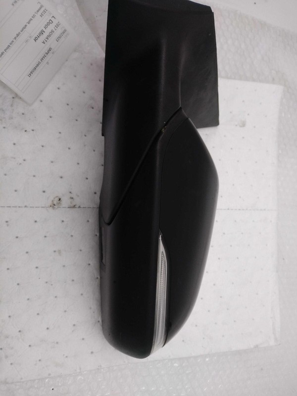 2017 Hyundai Sonata Left Door Mirror Assembly Black OEM Used 88K Miles
