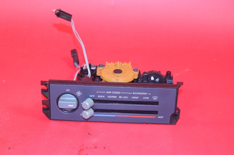 82-92 Firebird Heater & A/C HVAC Control Panel w/ DefrostUSED OEM GM 16016021