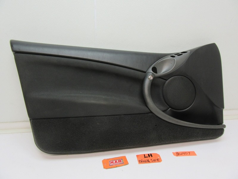 99-02 COUGAR FRONT DOOR PANEL LEFT L LH LF DRIVER INTERIOR TRIM BLACK POWER
