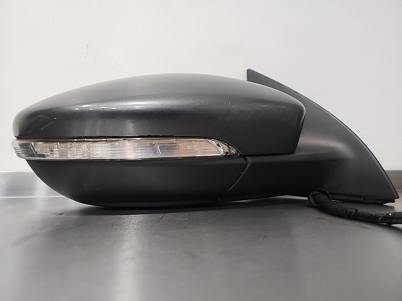 1Q0857934A || 2009 - 14 VW EOS RIGHT DOOR MIRROR W/HEATED LIGHT OEM RH HEAT Gray