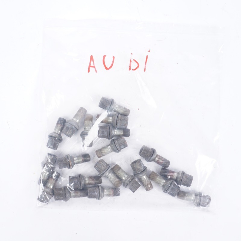 2004 - 2010 Audi A8 A8l D3 Wheel Standard Flange Nut Bolts Lug Set Of 20 Oem