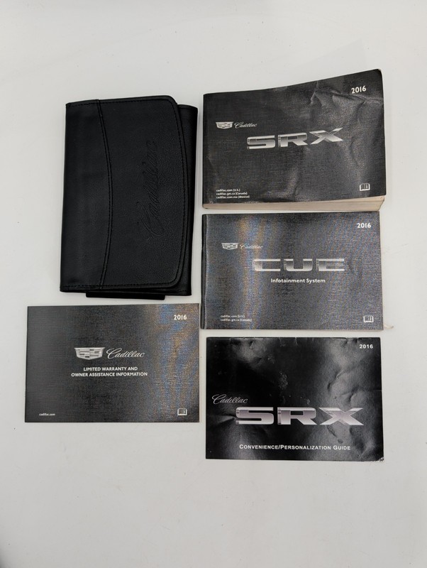 2016 Cadillac SRX Owners manual set With Navigation System Plus Case