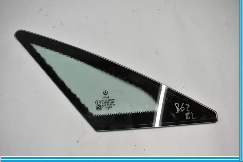 10-17 Mercedes W207 E550 E400 Coupe Rear Left Driver Quarter Window Glass OEM