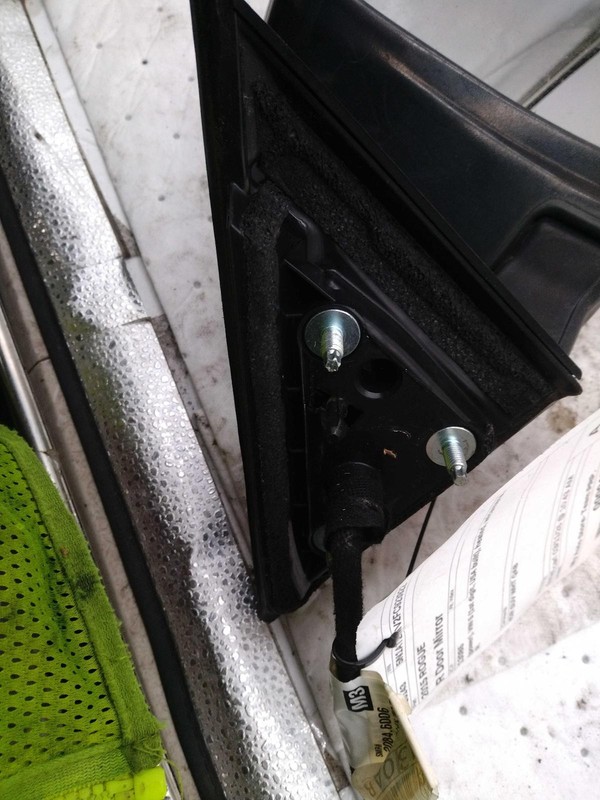 2015 Nissan Rogue Right Door Mirror Assembly White OEM Used 154K Miles