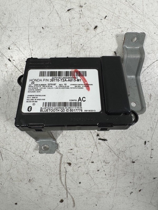 013-015 Honda Accord Bluetooth Control Module 39770-T2A-A81 OEM