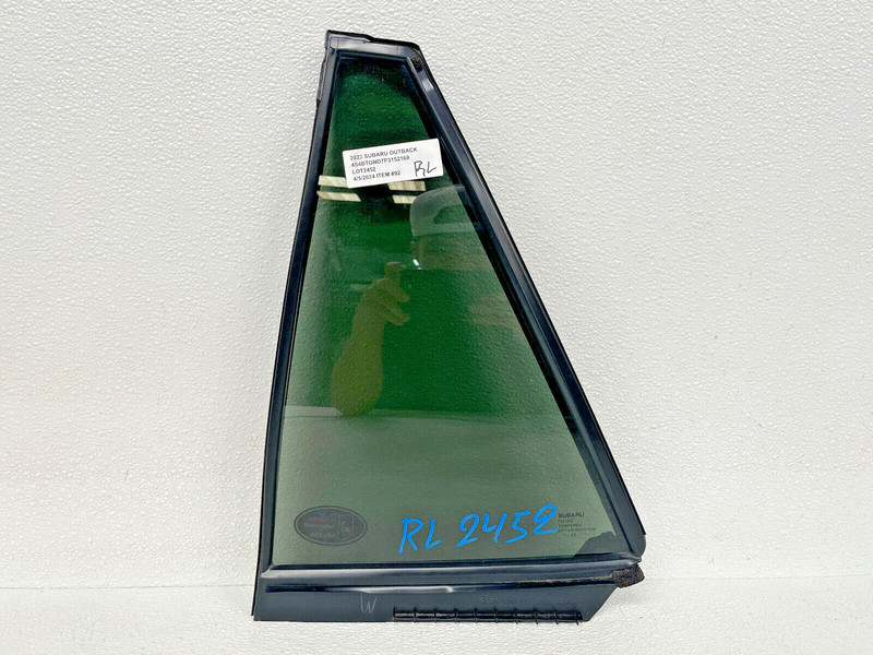 ⭐2020-2023 SUBARU OUTBACK REAR LEFT DRIVER SIDE VENT WINDOW GLASS OEM LOT2452