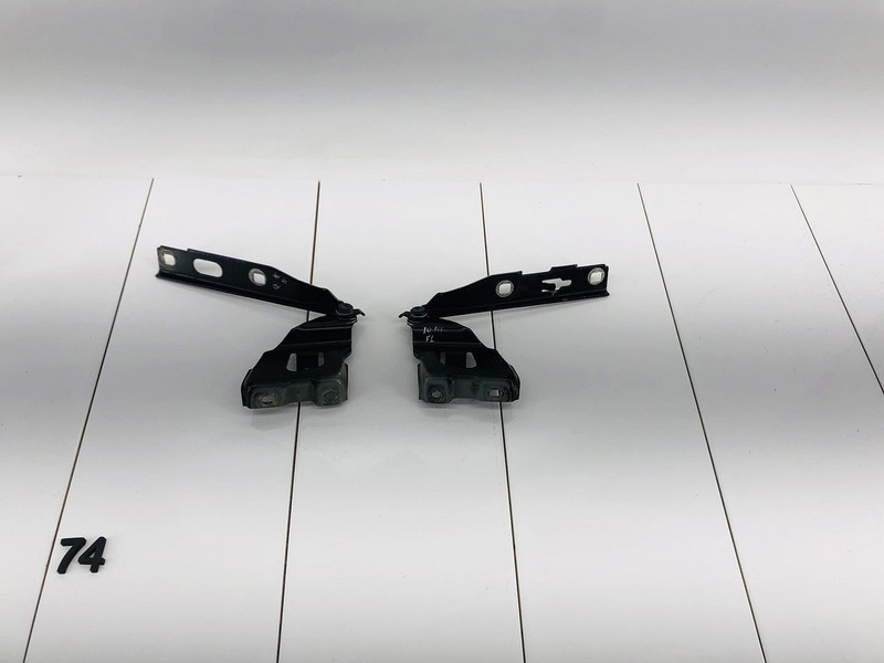 09-16 AUDI A4 B8 RIGHT & LEFT HOOD BONNET HINGE BRILLIANT BLACK SET OF 2 OEM
