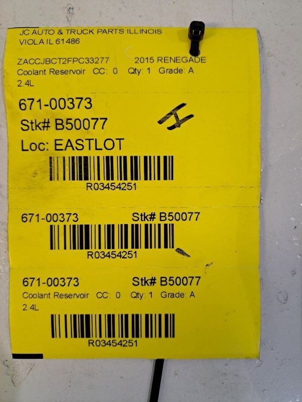 Coolant Reservoir Fits 15-21 RENEGADE 3454251