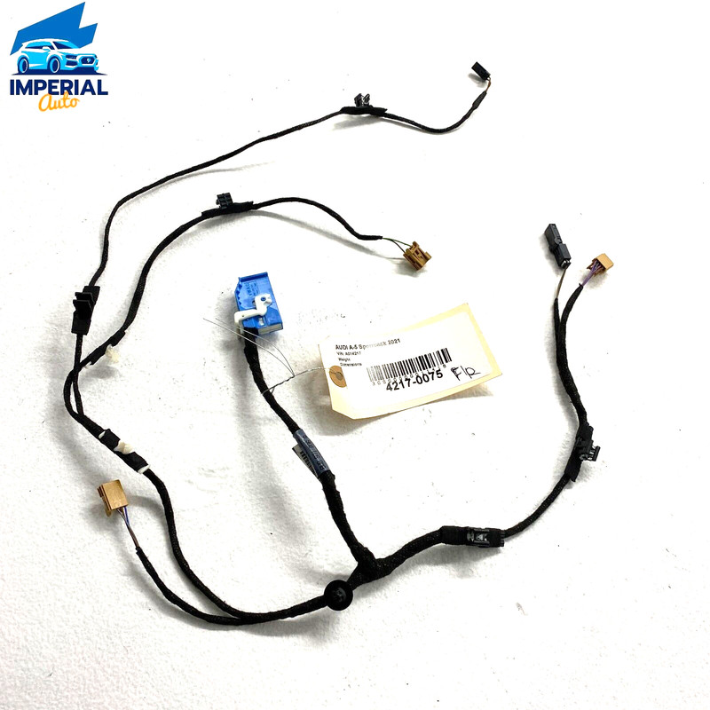 AUDI A5 SPORTBACK 2021 FRONT RIGHT PASSENGER DOOR LIGHT WIRE WIRING HARNESS OEM