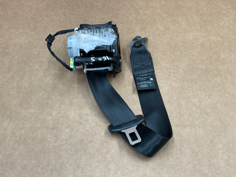 12 13 14 15 Audi S7 Rear Right Passenger Seatbelt Belt Retractor Black 1605 OEM