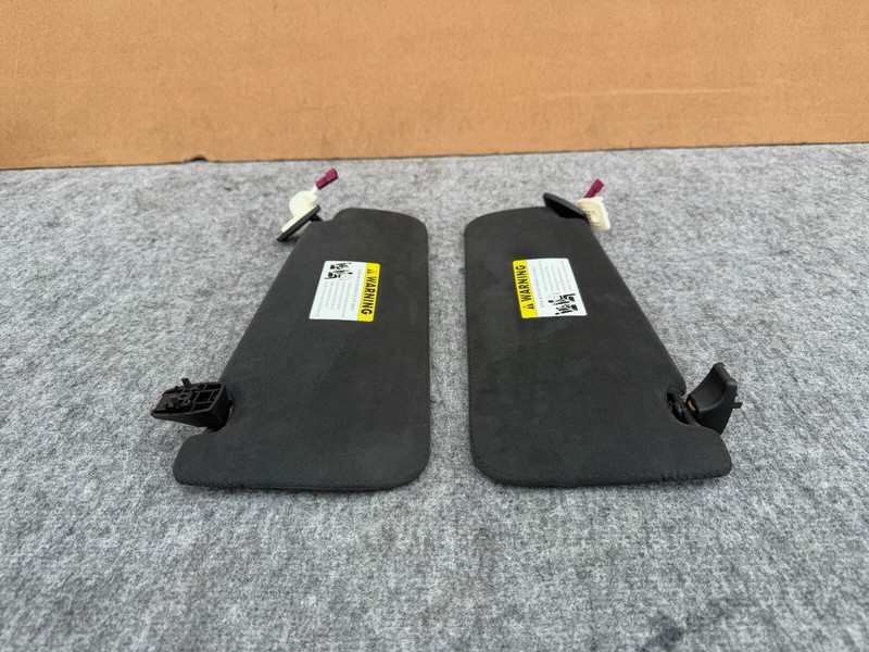 BMW F01 ALPINA B7 2009-2015 OEM LEFT AND RIGHT SUN VISOR ALACATNARA SUEDE (SET)