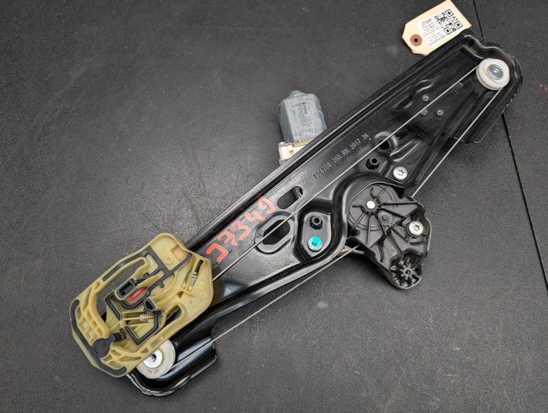 Rear Right Door Window Regulator w/ Motor 2018 Jaguar XE S GX73-27000-AD 2019